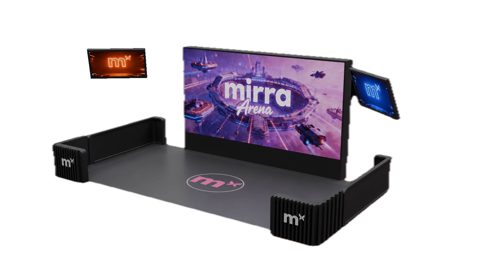 Illustrative Compact arena configuration with a complete uncropped product render